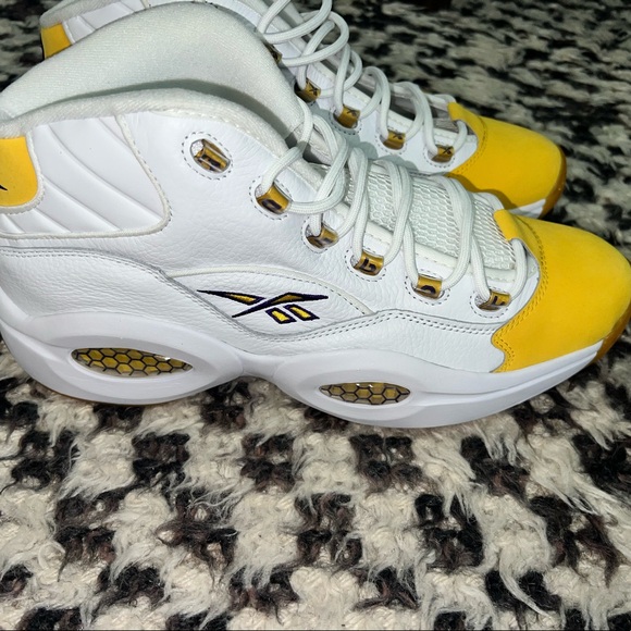 COPY - Reebok Question Mid "Yellow Toe" - Picture 3 of 8